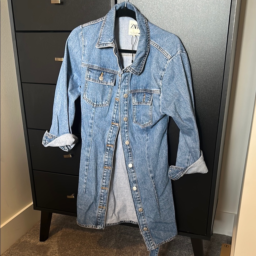 Zara Blue Denim dress